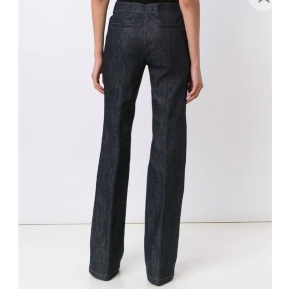 Derek Lam dark denim high waist flared jeans - Picture 4 of 8